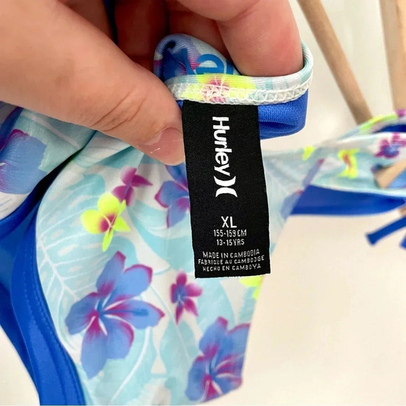 Hurley Girl's UPF 50+ Bikini Swimsuit  Set - Picture 6 of 10